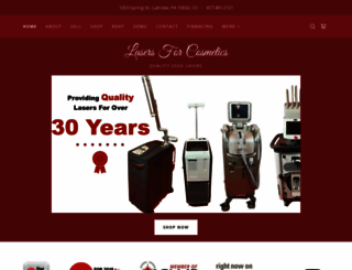 lasersforcosmetics.com screenshot