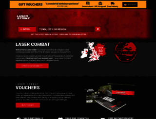 laserstrike.co.uk screenshot