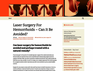 lasersurgeryforhemorrhoids.com screenshot