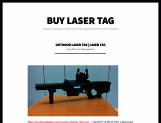 lasertagequipment.wordpress.com screenshot