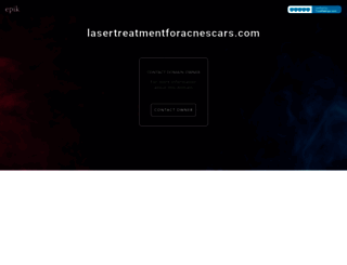 lasertreatmentforacnescars.com screenshot