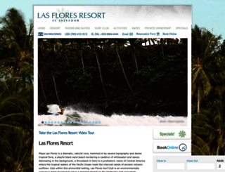 lasfloresresort.com screenshot