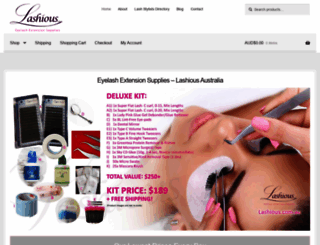 lashious.com.au screenshot