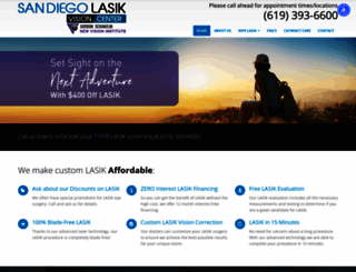 lasiksandiegoeye.com screenshot