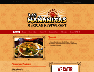 lasmananitasmexicanrestaurant.com screenshot