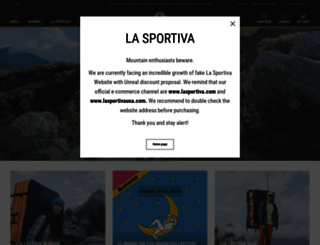 lasportiva.com screenshot
