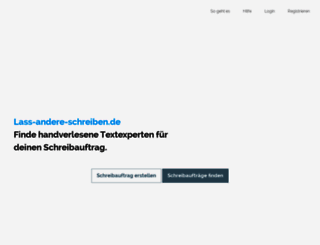 lass-andere-schreiben.de screenshot