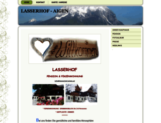 lasserhof-aigen.at screenshot
