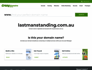 lastmanstanding.com.au screenshot