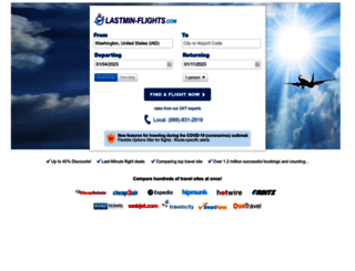 lastmin-flights.com screenshot