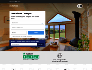 lastminute-cottages.co.uk screenshot
