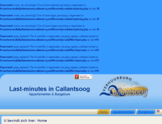 lastminutes.callantsoog.net screenshot
