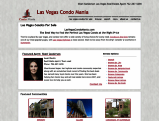 lasvegascondomania.com screenshot