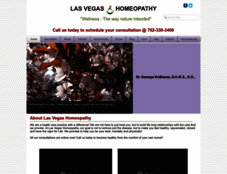 lasvegashomeopathy.com screenshot