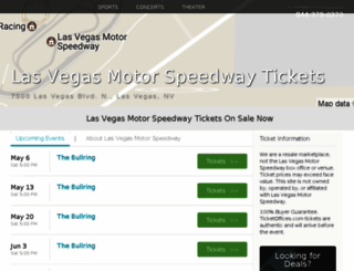 lasvegasmotorspeedway.ticketoffices.com screenshot