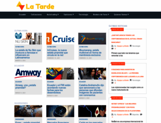 latarde.com.ec screenshot