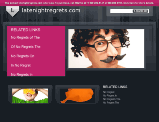 latenightregrets.com screenshot