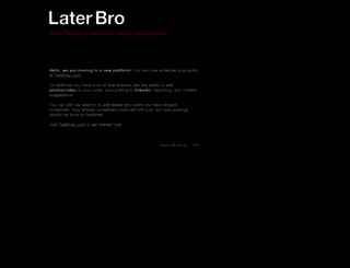 laterbro.com screenshot