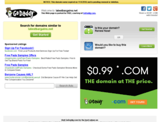 latestbargains.net screenshot