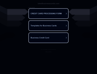 latestbusinesscards.com screenshot
