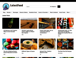 latestfood.com screenshot