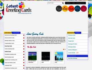 latestgreetingcards.com screenshot