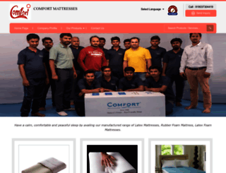 latexmattressindia.com screenshot