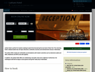 latham-hotel-manhattan.h-rez.com screenshot