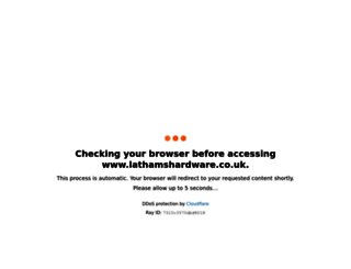 lathamshardware.co.uk screenshot