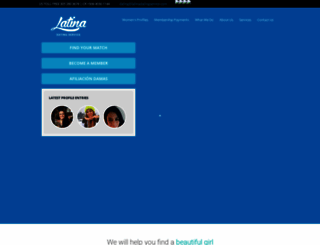 latinadatingservice.com screenshot