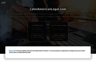 latinamericanlegal.com screenshot