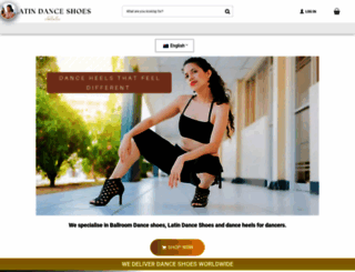latindanceshoes.com.au screenshot