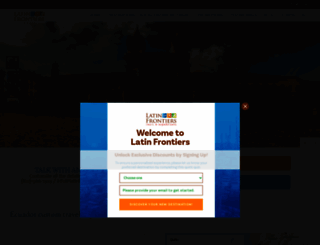 latinfrontiers.com screenshot