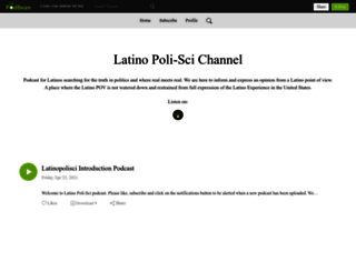 latinopolisci.podbean.com screenshot