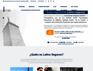 latinoseguros.com.mx screenshot