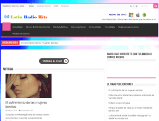 latinradiohits.com screenshot