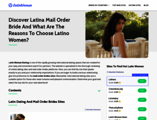 latinwomendating.com screenshot
