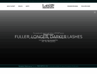 latisse.com screenshot