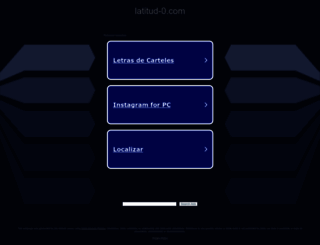 latitud-0.com screenshot