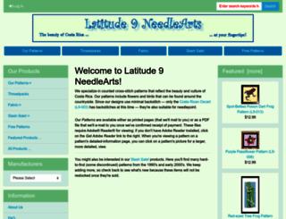 latitude9needlearts.com screenshot