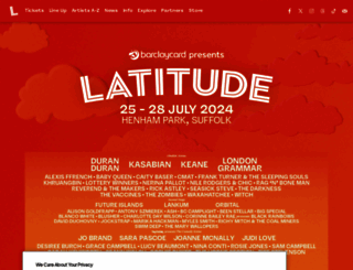 latitudefestival.com screenshot
