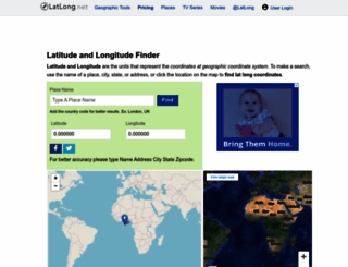 latlong.net screenshot