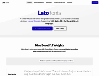 latofonts.com screenshot