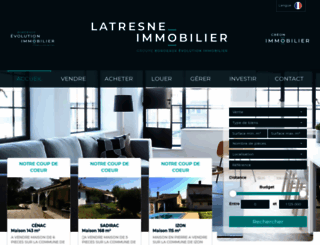 latresne-immobilier.com screenshot