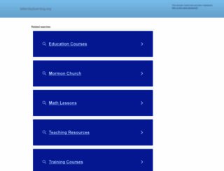 latterdaylearning.org screenshot