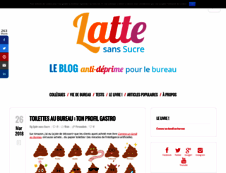 lattesanssucre.com screenshot