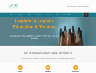 latus.edu.au screenshot