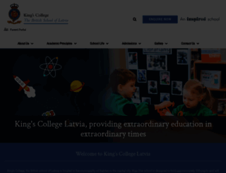 latvia.kingscollegeschools.org screenshot