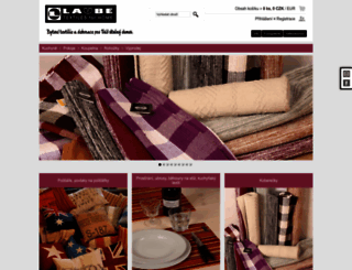 laube.cz screenshot