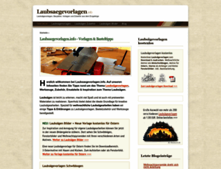 laubsaegevorlagen.info screenshot